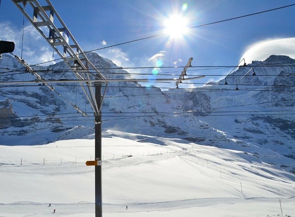 التزلج على الجليد في انترلاكن سويسرا
