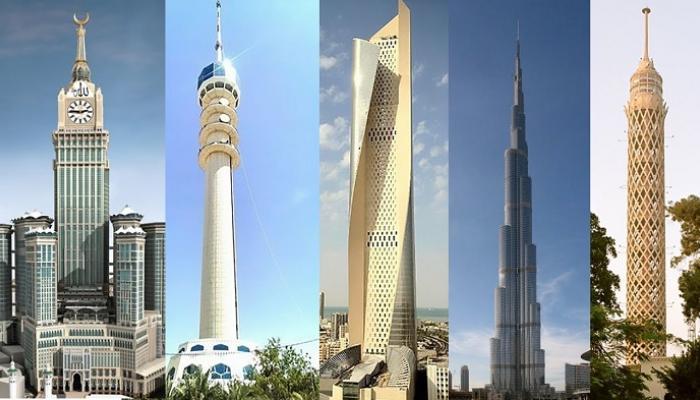 أطول أبراج العالم.. 7 ناطحات سحاب و”خليفة ” في المقدمة