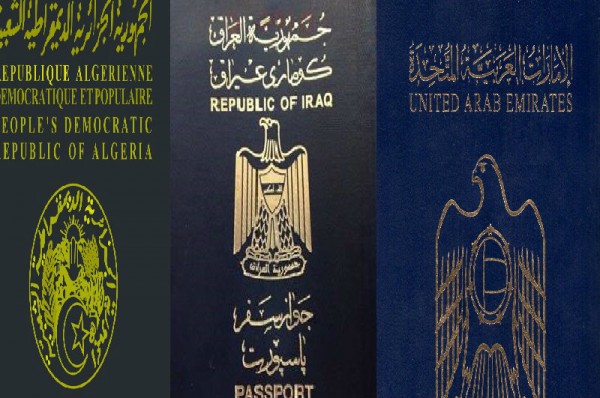 أقوى وأضعف جواز سفر عربي 2016