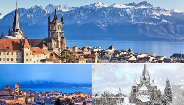 السياحة في لوزان السويسرية.. 4 أماكن رائعة أبرزها بحيرة جنيف (فيديو وصور)
