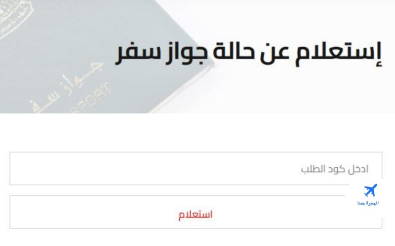 القنصلية المصرية في دبي إستعلام عن جواز السفر عبر الانترنت