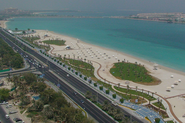 كورنيش أبوظبي في الإمارات