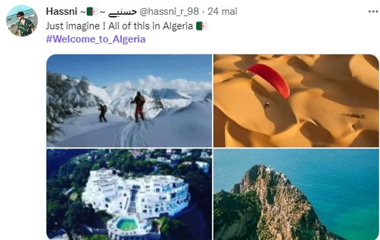 هاشتاج مرحبا بكم في الجزائر