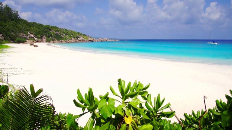 شاطئ بيتيت آنس في جزر سيشيل