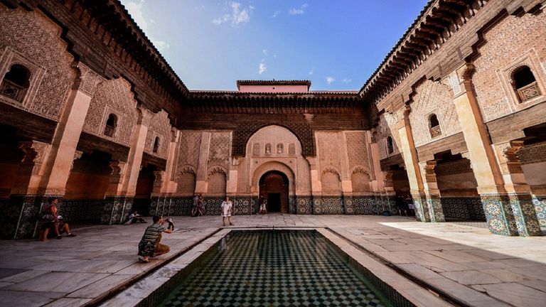مدرسة ابن يوسف في المغرب يعود تاريخها للقرن السادس عشر