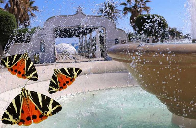 وادي الفراشات أحد المعالم السياحية في جزيرة رودس
