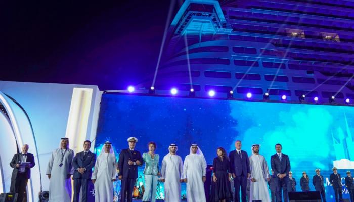 دبي تستضيف حفل تسمية أحدث السفن السياحية لأسطول إم إس سي كروزس