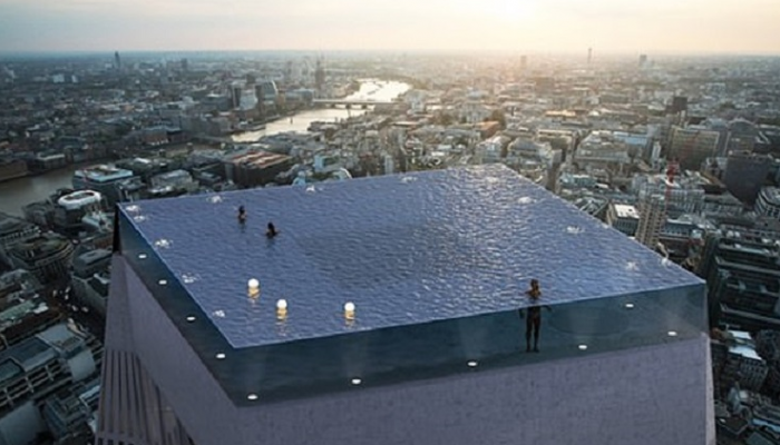 الأعلى في لندن.. مسبح على ارتفاع 200 متر