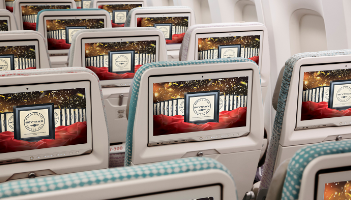 طيران الإمارات تنال جائزة أفضل نظام ترفيه جوي للسنة 15 على التوالي