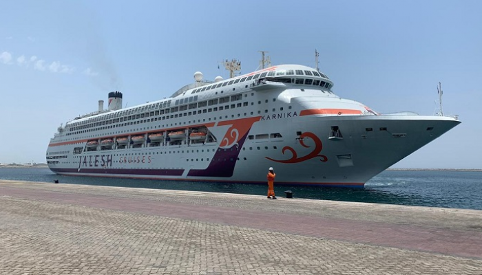 “كارنيكا” أول سفينة سياحية هندية تزور المنطقة ترسو في دبي