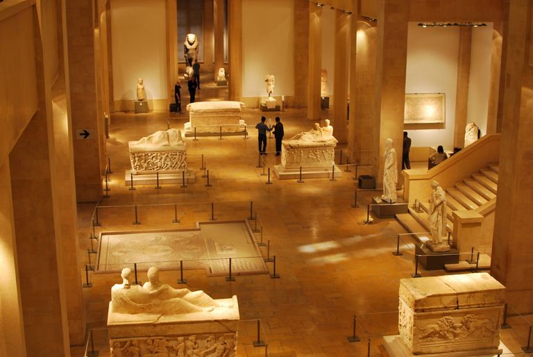 متحف بيروت الوطني أحد أماكن السياحة في بيروت