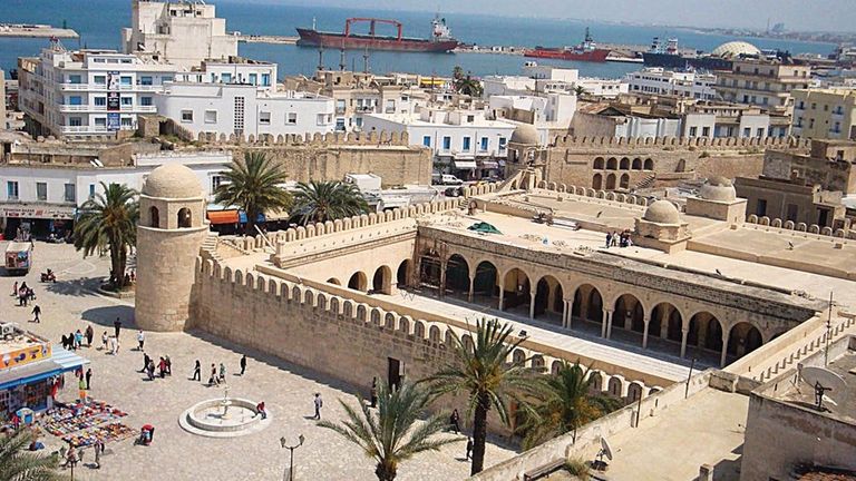 مسجد سوسة ضمن اماكن سياحية في سوسة تونس