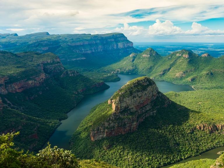  وادي نهر بلايد ضمن أماكن سياحية في جنوب أفريقيا