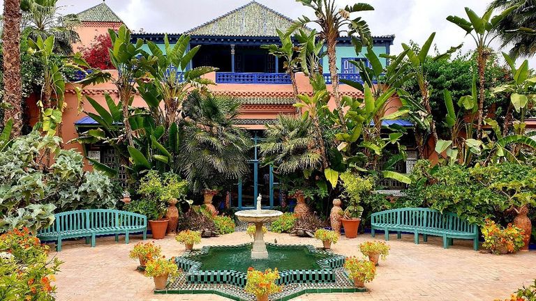 حديقة ماجوريل أحد أجمل الحدائق في المغرب