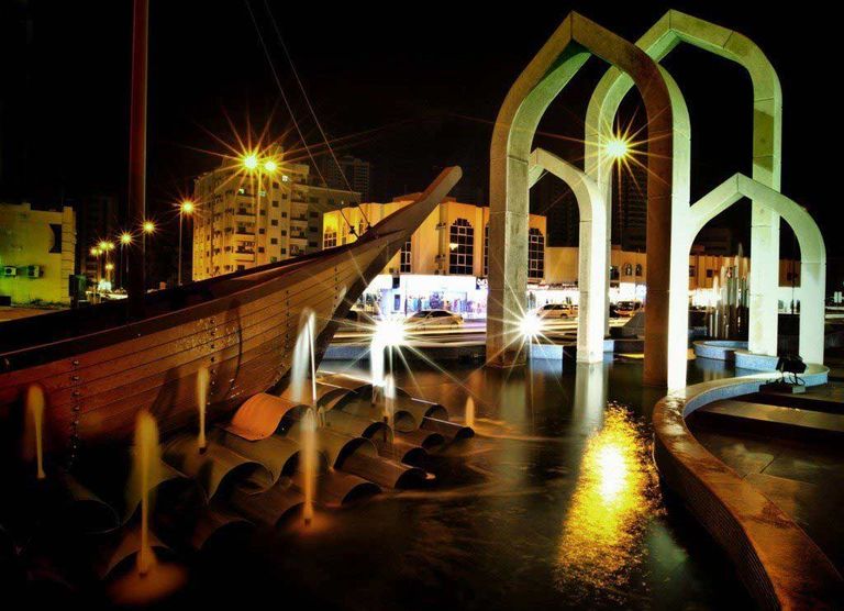 موقع المويهات أحد أماكن السياحة في عجمان