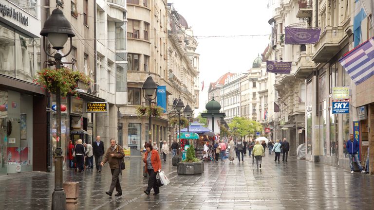 شارع quot;Knez Mihailovaquot; أحد أفضل أماكن التسوق في بلغراد
