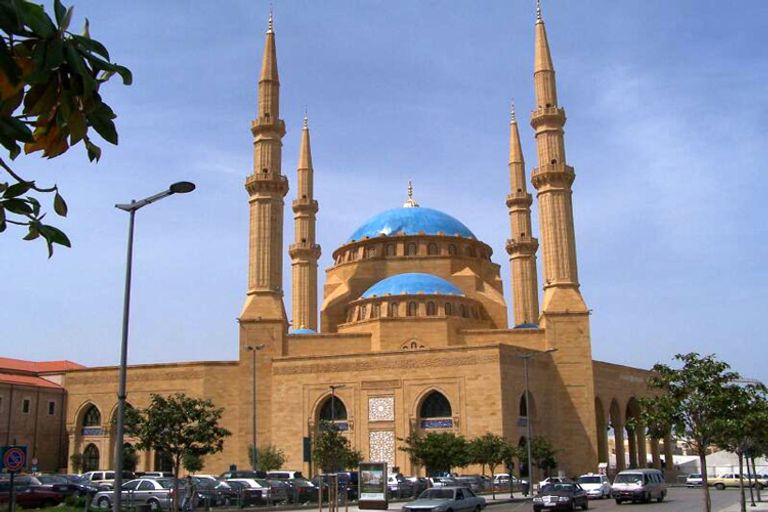 مسجد محمد الأمين أحد أماكن السياحة في بيروت