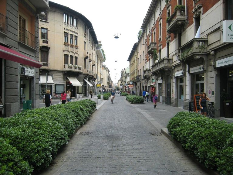  شارع باولو ساربي أحد شوارع ميلانو
