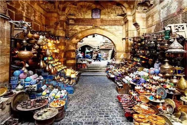 خان الخليلي أحد أماكن التسوق في مصر