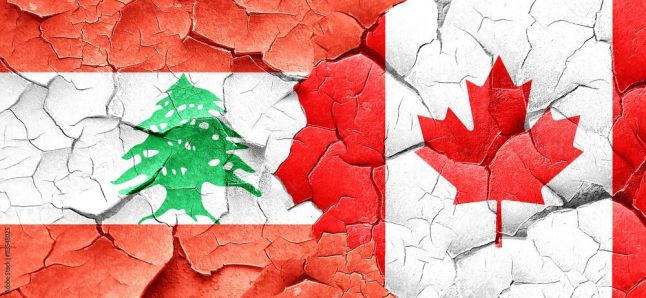 علم لبنان وكندا - الهجرة إلى كندا من لبنان 